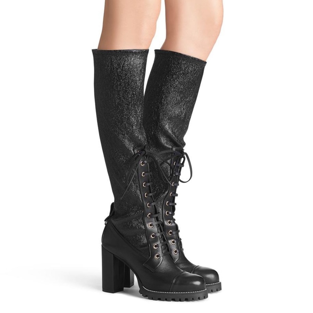 New Stuart Weitzman The Pippa Leather Knee High Boot